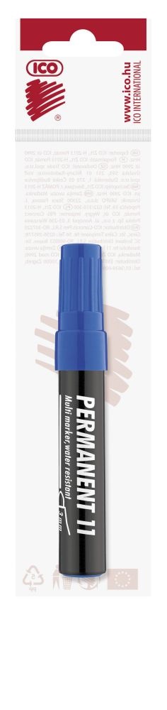 ICO Permanent 11 BL kék marker