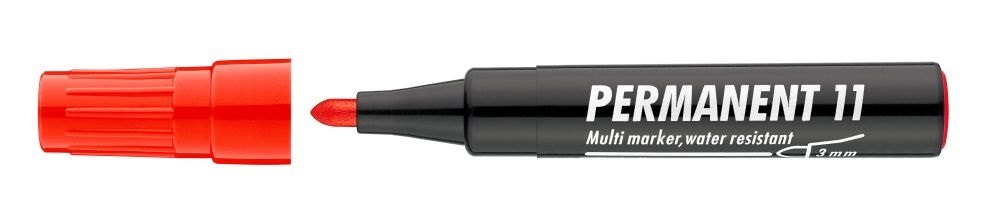 ICO Permanent 11 piros marker