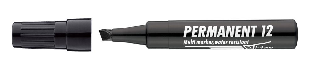 ICO Permanent 12 fekete marker