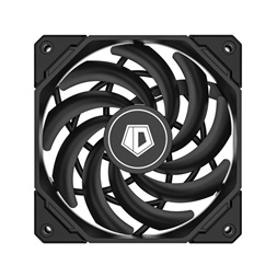 ID-Cooling Cooler 12cm - NO-12015-XT BLACK (13.8-31.2dB; max. 92.76 m3/h, 4pin csatlakozó, PWM)