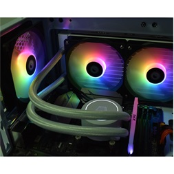 ID-Cooling Cooler 12cm - XF-12025-ARGB-TRIO (18-26.4dB, max 105.33 m3/h, 4Pin PWM, ARGB LED)