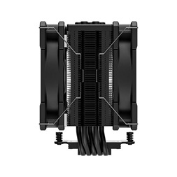 ID-Cooling CPU Cooler - SE-225-XT BLACK V2 (15.2-35.2 dB; max 129.39 m3/h; 4Pin csatlakozó, 5 db heatpipe, 2x12cm, PWM)