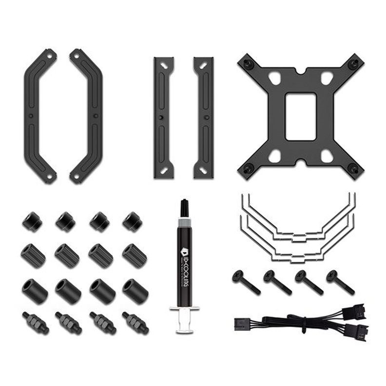 ID-Cooling CPU Cooler - SE-225-XT BLACK V2 (15.2-35.2 dB; max 129.39 m3/h; 4Pin csatlakozó, 5 db heatpipe, 2x12cm, PWM)