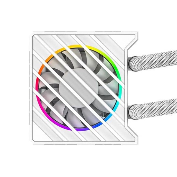 ID-Cooling CPU Water Cooler - DASHFLOW 360 XT LITE WHITE (25dB; max. 132,94 m3/h; 3x12cm, fehér)