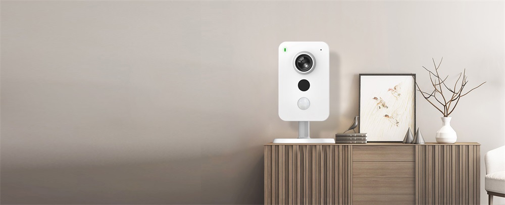 IMOU Cube beltéri, 4MP, 2,8mm(97°),H265, 25fps, IR10m, mikrofon/hangszóró, microSD, fix lencsés Wifi csempekamera