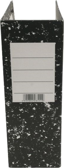 Office Depot D merevfalú 9cm karton fekete mákos mintás iratpapucs