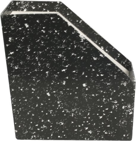 Office Depot D merevfalú 9cm karton fekete mákos mintás iratpapucs