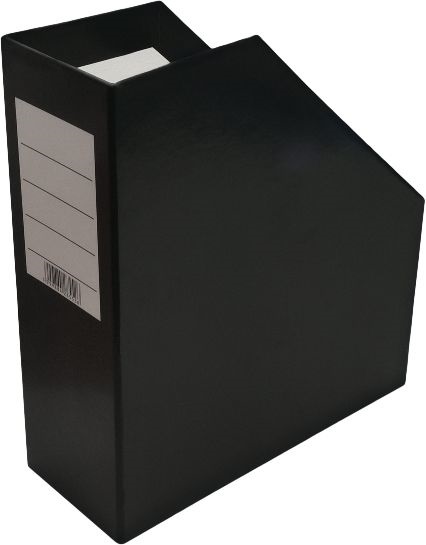 Office Depot merevfalú 9cm karton fekete iratpapucs