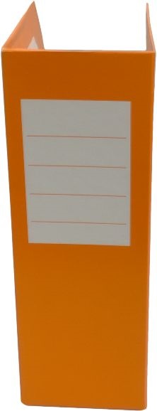 Office Depot merevfalú 9cm karton narancssárga iratpapucs