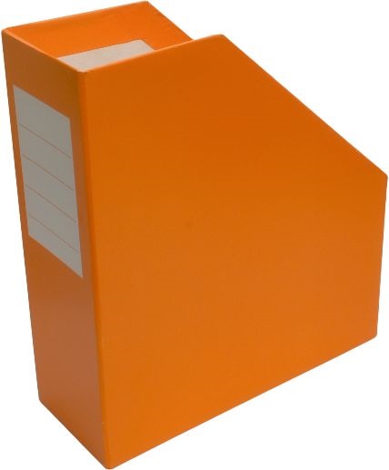 Office Depot merevfalú 9cm karton narancssárga iratpapucs