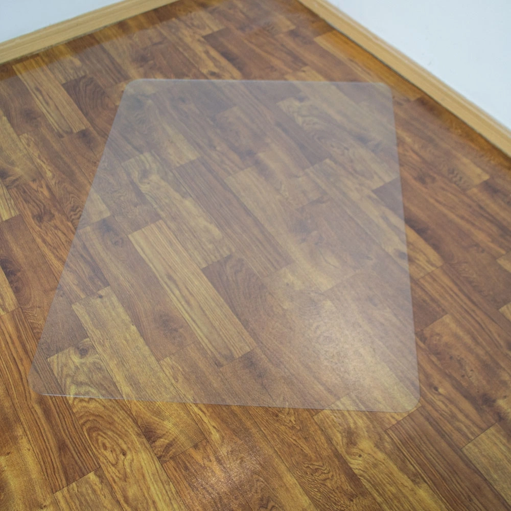 IRIS 100x140cm, 0,8mm vastag, áttetsző padlóvédő székalátét, kerekített sarkok, OEM