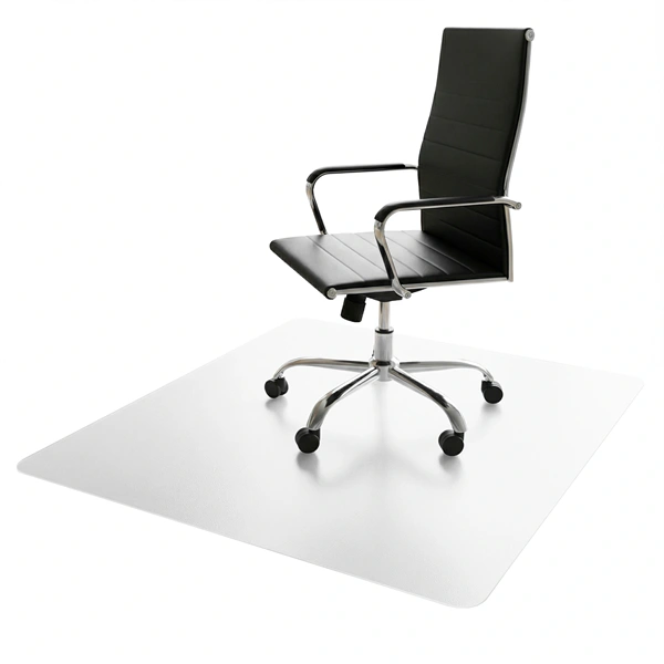 IRIS 100x140cm, 0,8mm vastag, áttetsző padlóvédő székalátét, kerekített sarkok, dobozban