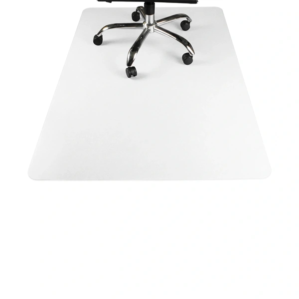 IRIS 90x130cm, 0,8mm vastag, áttetsző padlóvédő székalátét, kerekített sarkok, dobozban