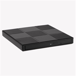 IRIS CUBE EXTERNAL DVD író, 8in1, USB 3.0, Read/write:CD/VCD/DVD, tálcás, DVD-RW, fekete