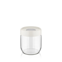 IRIS C-00114 Ring üveg tároló 425ml, fekete, elfántcsont vagy szürke színű