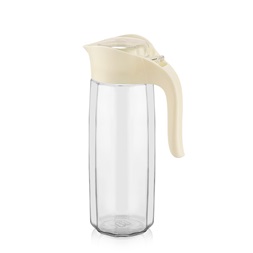 IRIS C-00236 Amfora Polygon üvegkancsó 1.600ml, fekete vagy elfántcsont színű