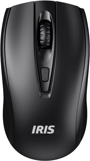 IRIS E-24 vezeték nélküli fekete egér
