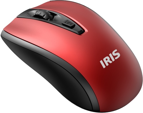 IRIS E-25 vezeték nélküli piros egér