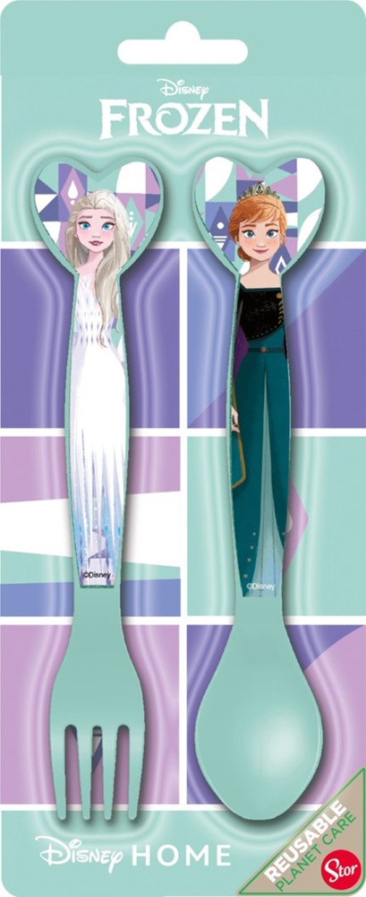 IRIS FROZEN Disney 2 részes műanyag evőeszköz szett