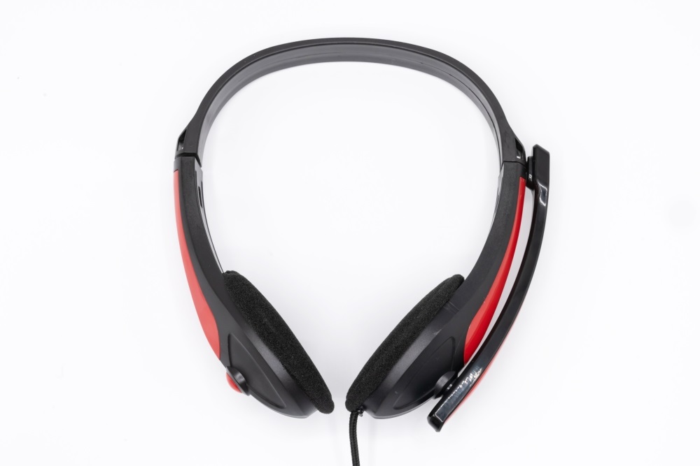 IRIS F-25 piros headset
