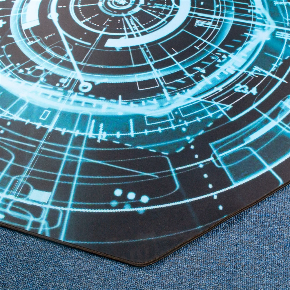 IRIS GAMER ELECTRIC  118x118cm, 3mm vastag, szögletes padlóvédő székalátét