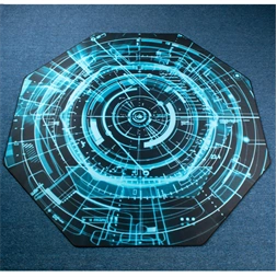 IRIS GAMER ELECTRIC  118x118cm, 3mm vastag, szögletes padlóvédő székalátét
