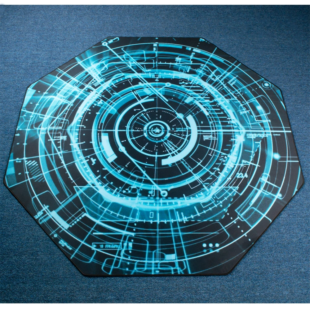 IRIS GAMER ELECTRIC  118x118cm, 3mm vastag, szögletes padlóvédő székalátét