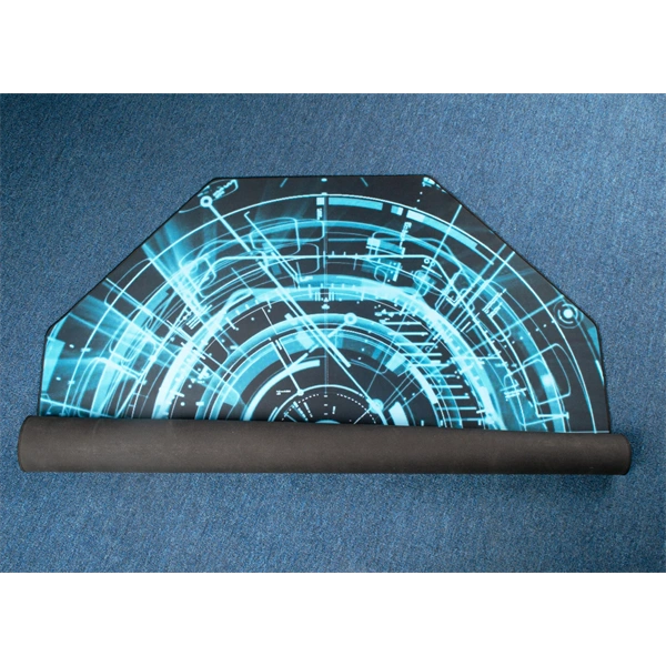 IRIS GAMER ELECTRIC  118x118cm, 3mm vastag, szögletes padlóvédő székalátét