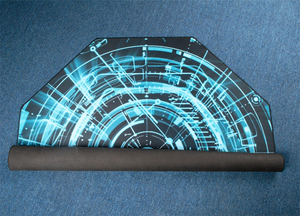 IRIS GAMER ELECTRIC  118x118cm, 3mm vastag, szögletes padlóvédő székalátét