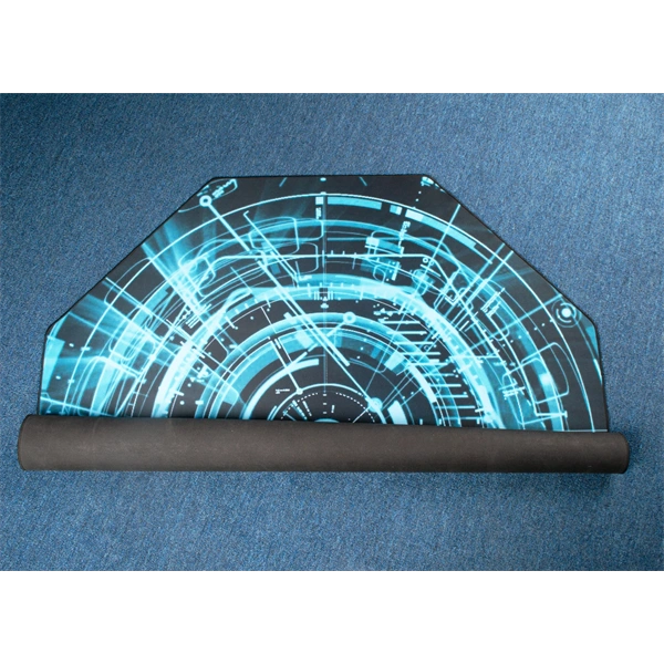 IRIS GAMER ELECTRIC  118x118cm, 3mm vastag, szögletes padlóvédő székalátét