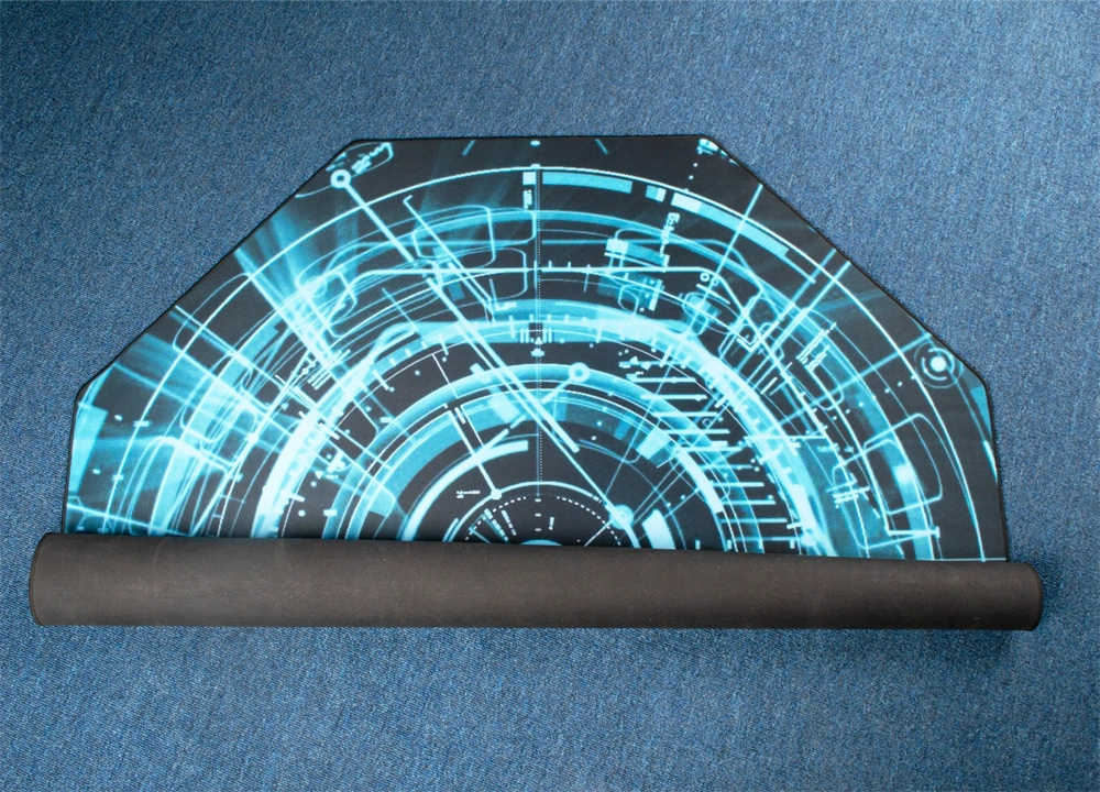 IRIS GAMER ELECTRIC  118x118cm, 3mm vastag, szögletes padlóvédő székalátét