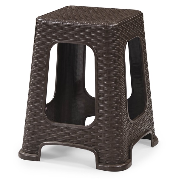IRIS GF-400BR Star barna rattan zsámoly 35x35x46cm