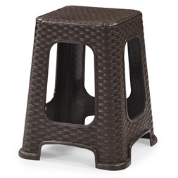 IRIS GF-400BR Star barna rattan zsámoly 35x35x46cm