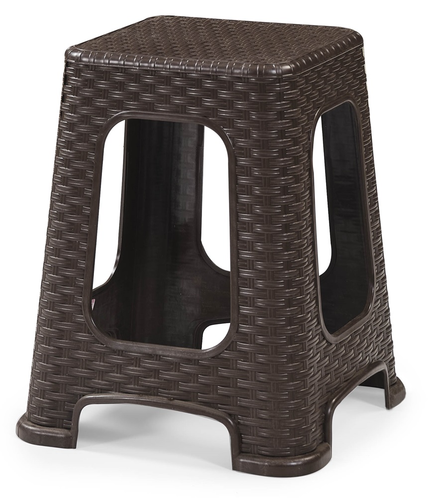 IRIS GF-400BR Star barna rattan zsámoly 28x28x45,5cm