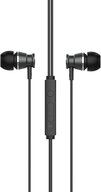IRIS G-23 mikrofonos fekete fülhallgató