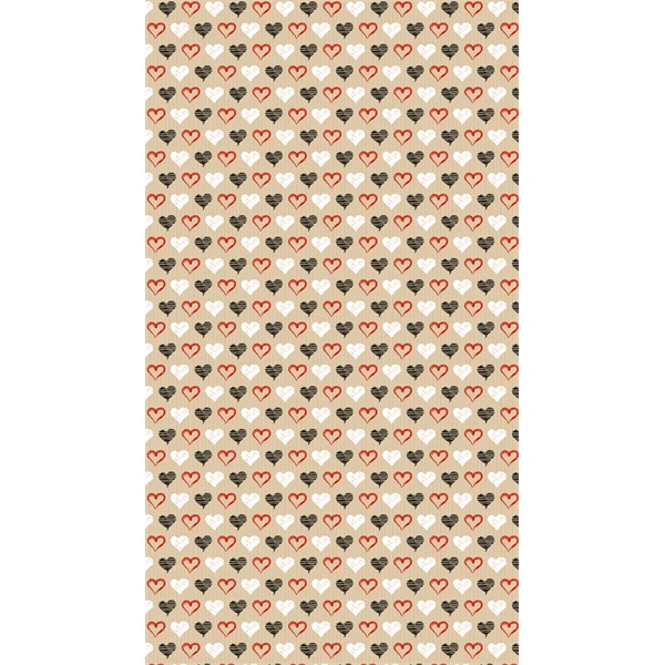 IRIS Karácsonyi tekercses KRAFT csomagolópapír,  200x70cm, különböző mintákkal, 60g/m2