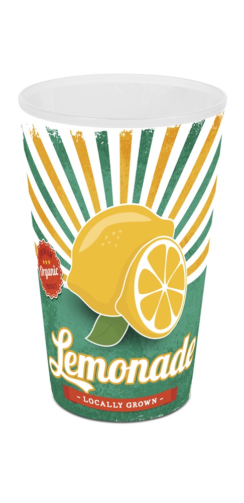 IRIS Lemonade mintás pohár 650ml 161946-002