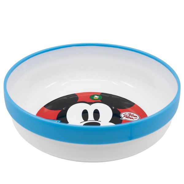 IRIS Licenc Mickey csúszásgátlós műanyag mélytányér