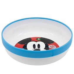 IRIS Licenc Mickey csúszásgátlós műanyag mélytányér