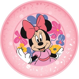 IRIS Licenc Minnie joy műanyag lapostányér