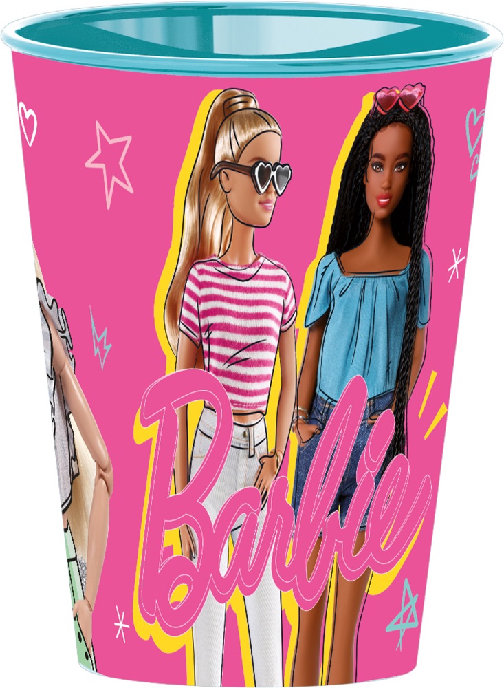 IRIS Licence Barbie műanyag kispohár