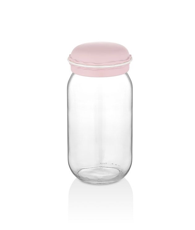 IRIS Macaron üveg fűszertartó 1.000ml, rózsaszín, menta, sárga vagy lila színű HN-1366