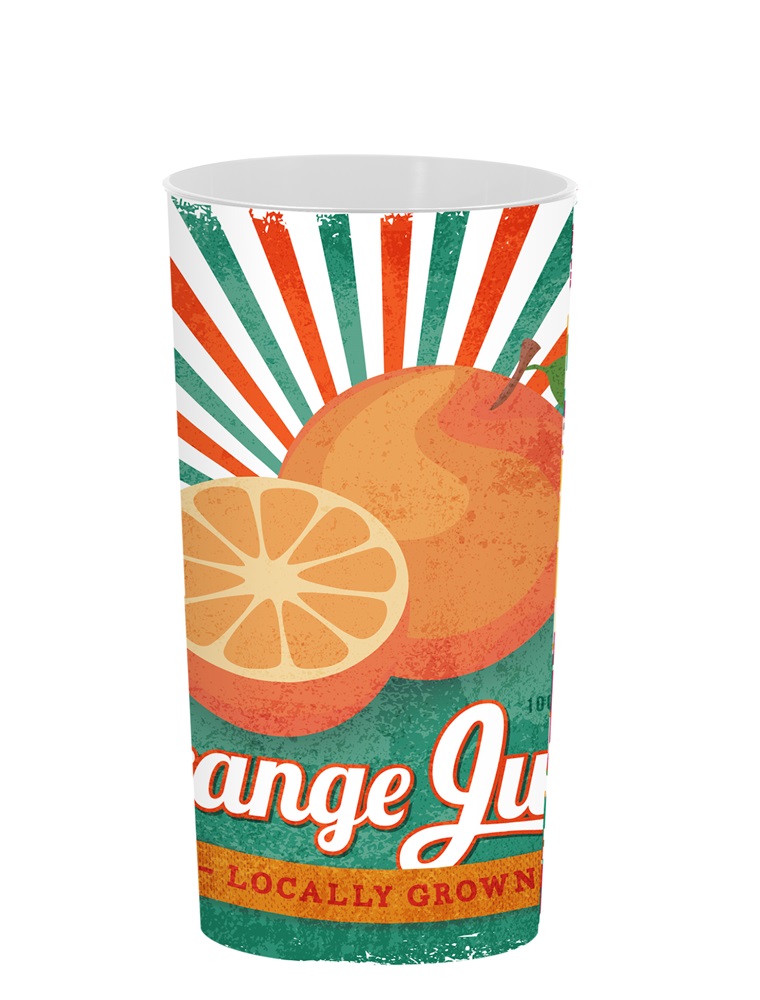 IRIS Orange Juice mintás pohár 470ml 161918-028