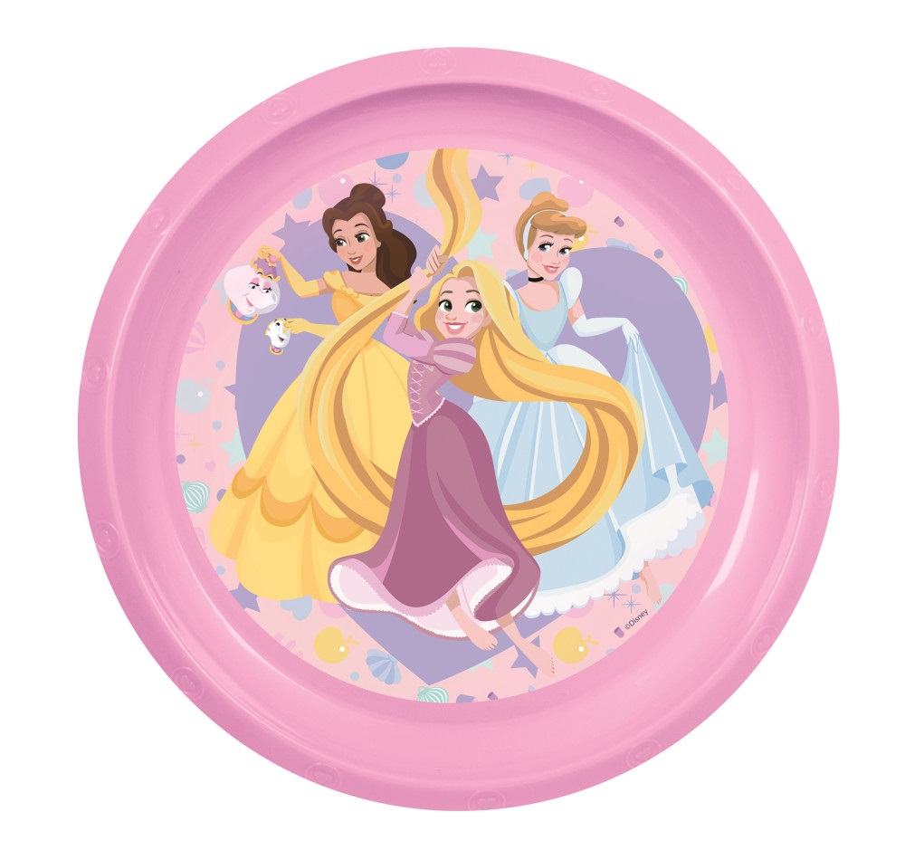 IRIS PRINCESS Disney műanyag lapostányér