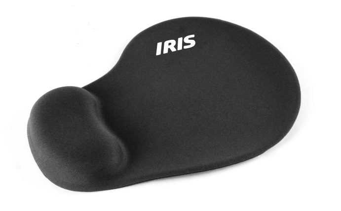 IRIS P-23 ergonómikus fekete egérpad