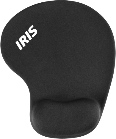 IRIS P-23 ergonómikus fekete egérpad
