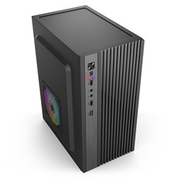 IRIS Q2515 fekete (táp nélküli) mATX számítógépház