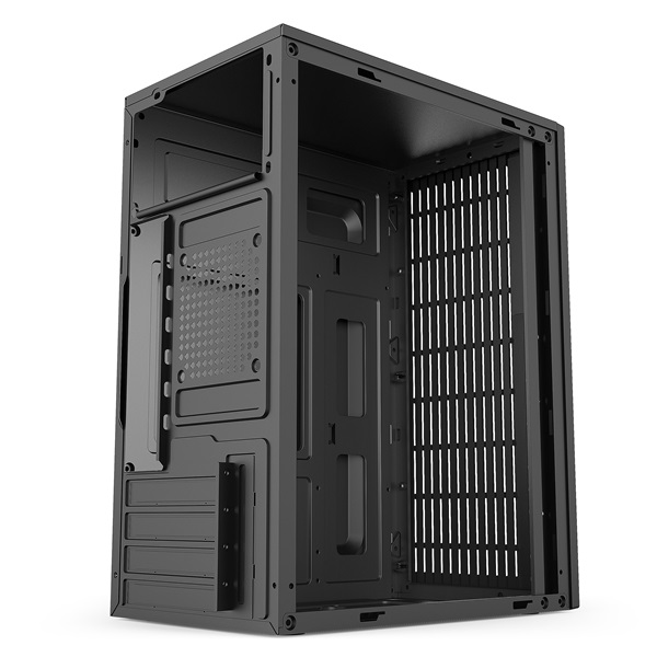 IRIS Q2517 fekete (táp nélküli) mATX számítógépház