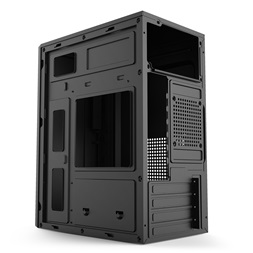 IRIS Q2517 fekete (táp nélküli) mATX számítógépház