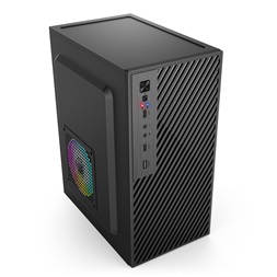 IRIS Q2517 fekete (táp nélküli) mATX számítógépház
